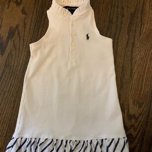Ralph Lauren tank dress with ruffle bottom
